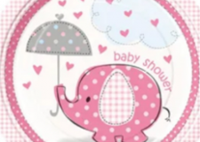 Babyshower med sukkerprint nr 1 til 10-12 pers. 